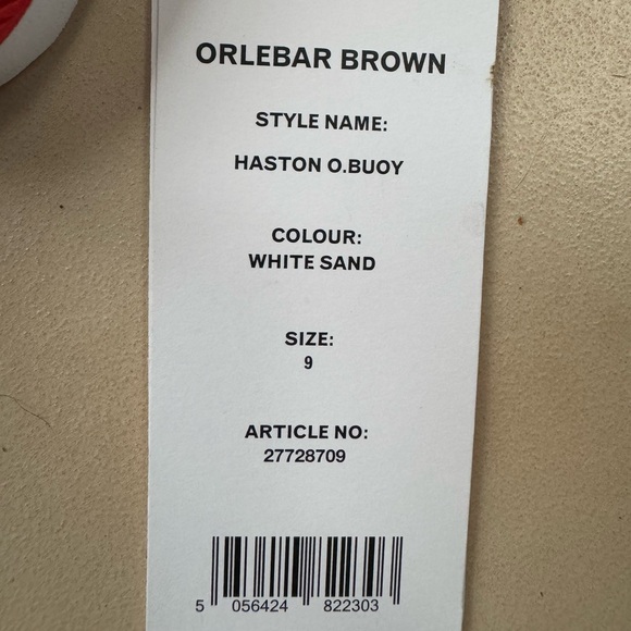 BRAND NEW Orelebar Brown Flip Flops in Size 9 - Picture 4 of 4